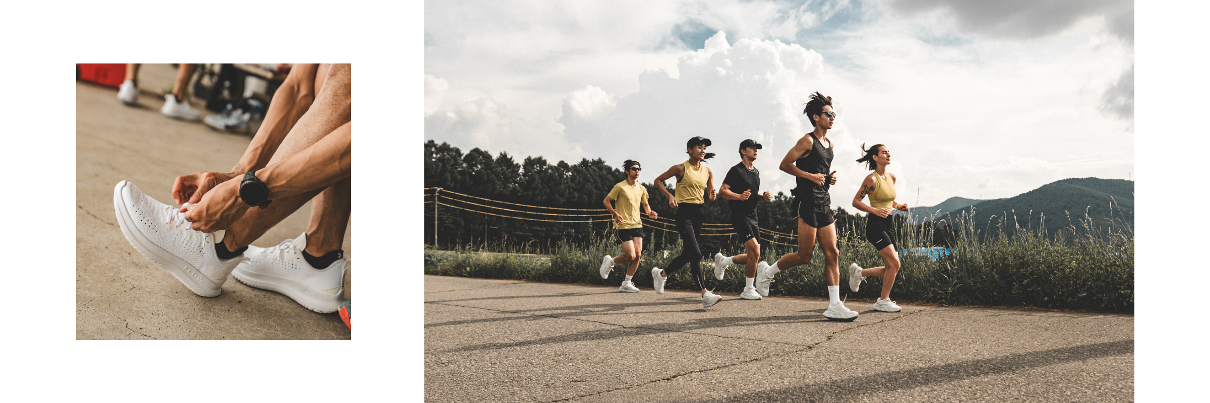 UAランニングシューズ