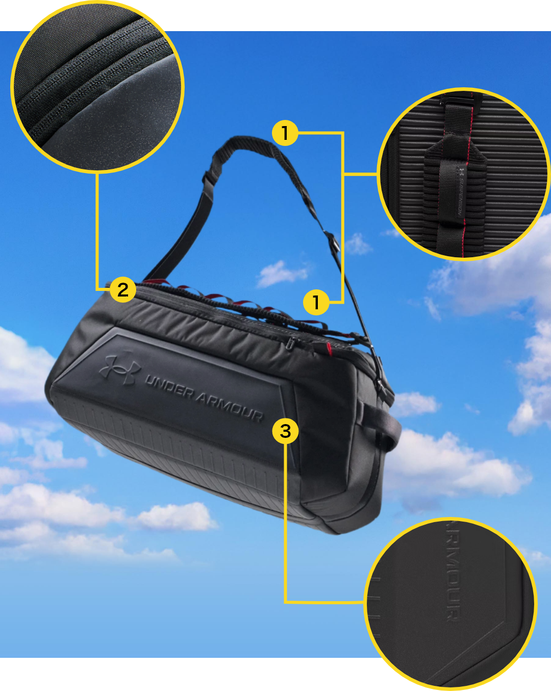 UAノーウェイバックパック ダッフル